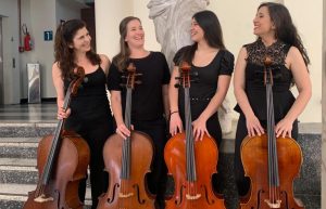 Fundação Ecarta, em Porto Alegre, apresenta o quarteto feminino de violoncelos Quatricelli neste sábado (22)