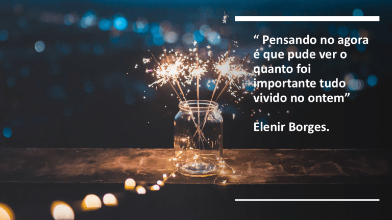 Etapas na vida, a necessidade, o aprendizado que nos traz e as reflexões sobretudo.