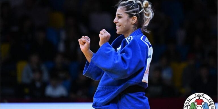 Bronze de Sarah Souza no Grand Slam de judô no Cazaquistão hoje