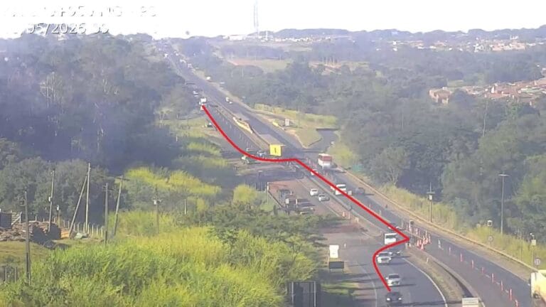 Ecovias estima 30 dias para recuperação total da BR-050 entre Uberaba e Uberlândia após erosão