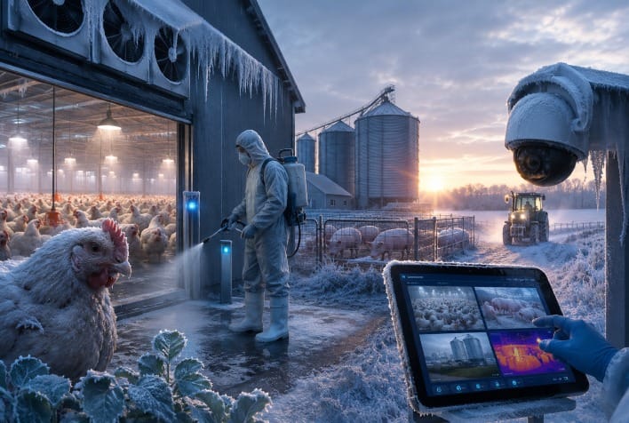 Frio extremo no agro acelera adoção de tecnologias de biossegurança
