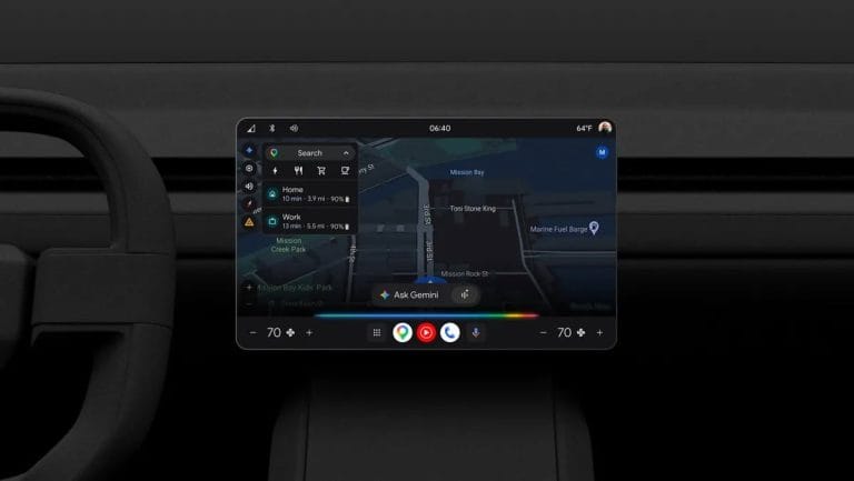 Gemini da Google traz inovação em carros para viagens inteligentes