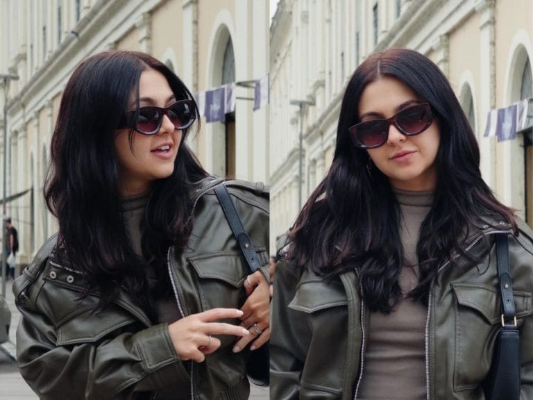 Look de inverno: Klara Castanho brilha com acessórios clássicos