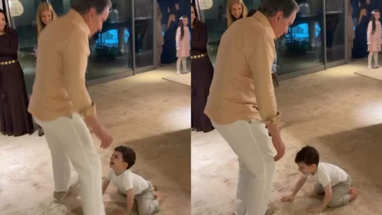 Moda: Roberto Justus brilha em festa com neto e estilo descontraído