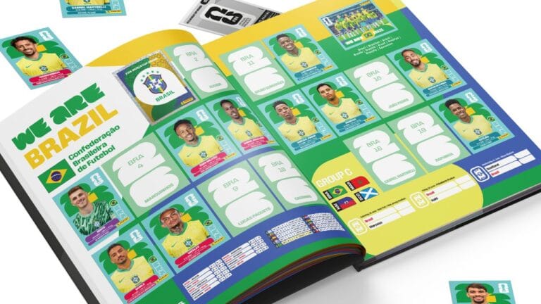 Panini anuncia pacote de atualização para álbum da Copa do Mundo após convocação da seleção brasileira