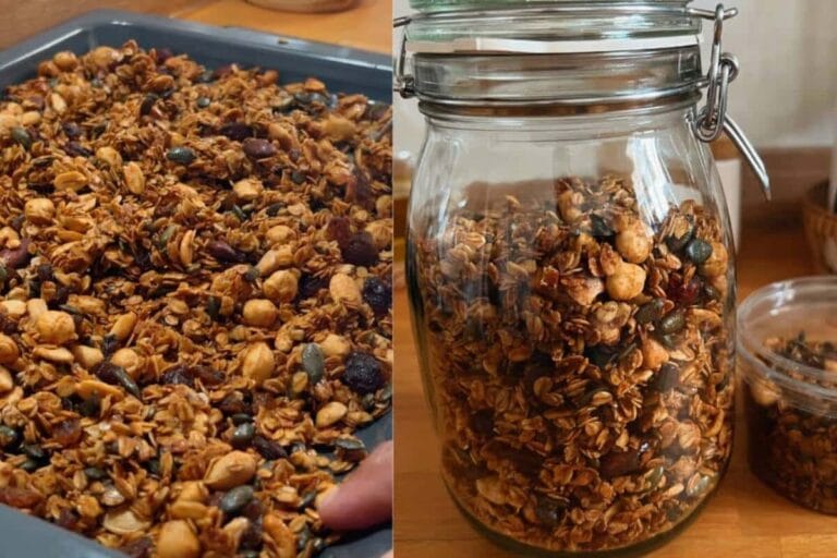 Receita de granola caseira nutritiva e rica em fibras