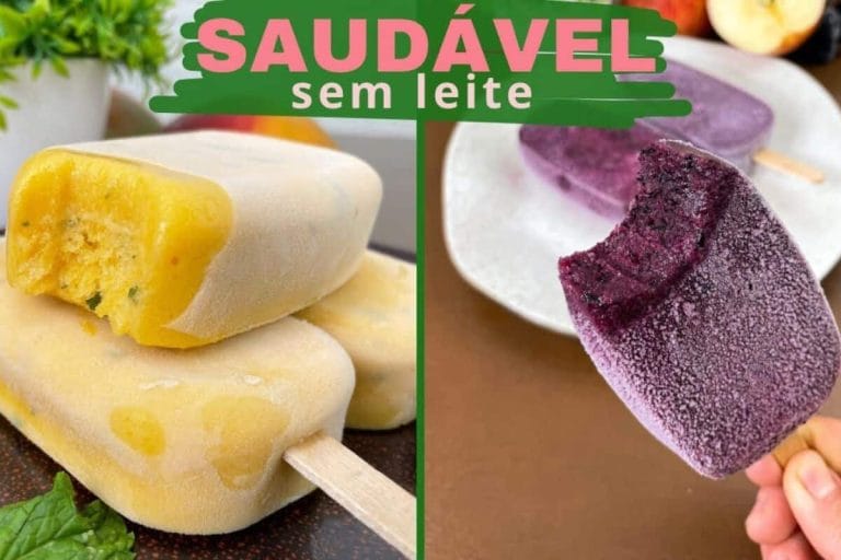 Receita de picolé de frutas saudável para toda a família