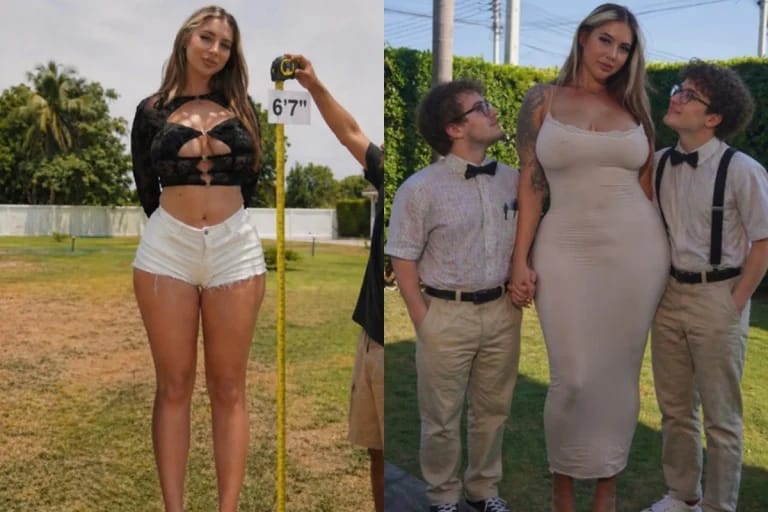 Saúde e bem-estar: atriz pornô de 2 metros prefere homens baixos