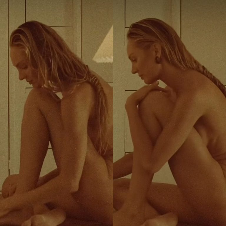 Tendência: Candice Swanepoel exibe look de ensaio 'caseiro'