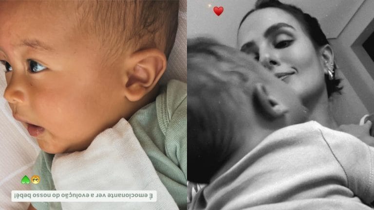 Tendência de moda: Carol Peixinho compartilha evolução do filho