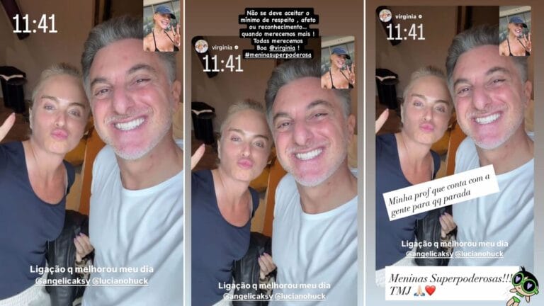 Viral: Angélica elogia Virginia após polêmica com Vini Jr.