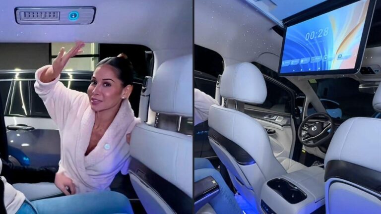 Viral: Maíra Cardi exibe carro de luxo com teto estrelado