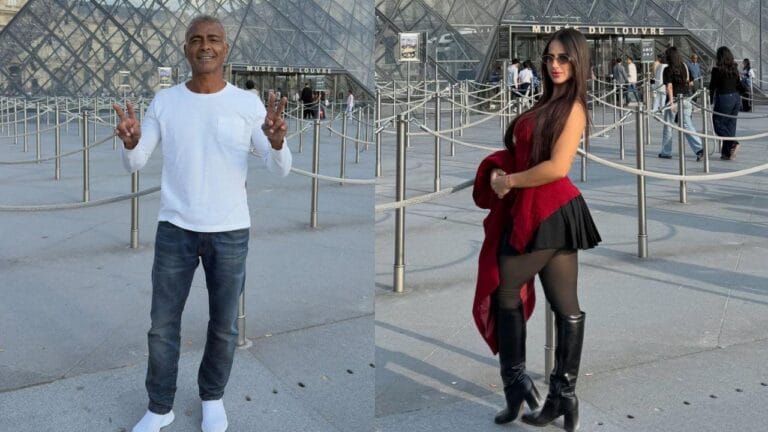 Viral: Romário viaja para Europa com novo affair polêmico