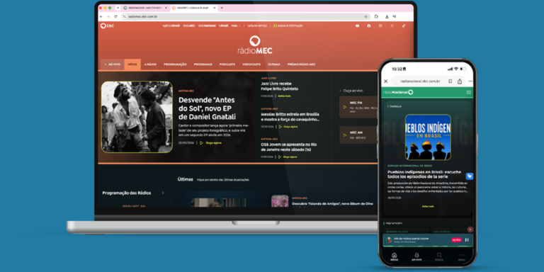 Atualização: EBC lança novos sites das rádios Nacional e MEC hoje