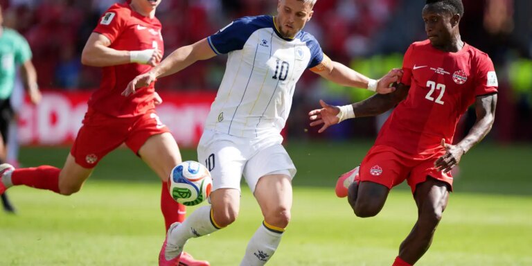 Empate confirmado: Canadá e Bósnia 1 a 1 na estreia da Copa