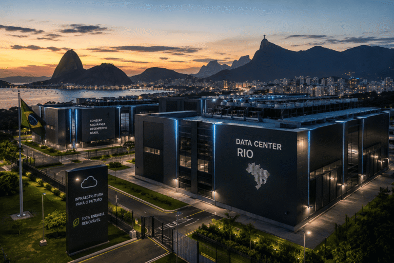 IA em data centers: RJ investe R$ 2,8 bi no Parque Olímpico