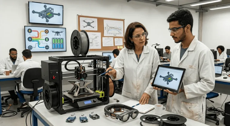 Impressão 3D: inovação que transforma drones e robôs