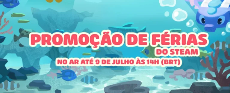 Promoção de férias da Steam com 20 jogos por menos de R$ 60
