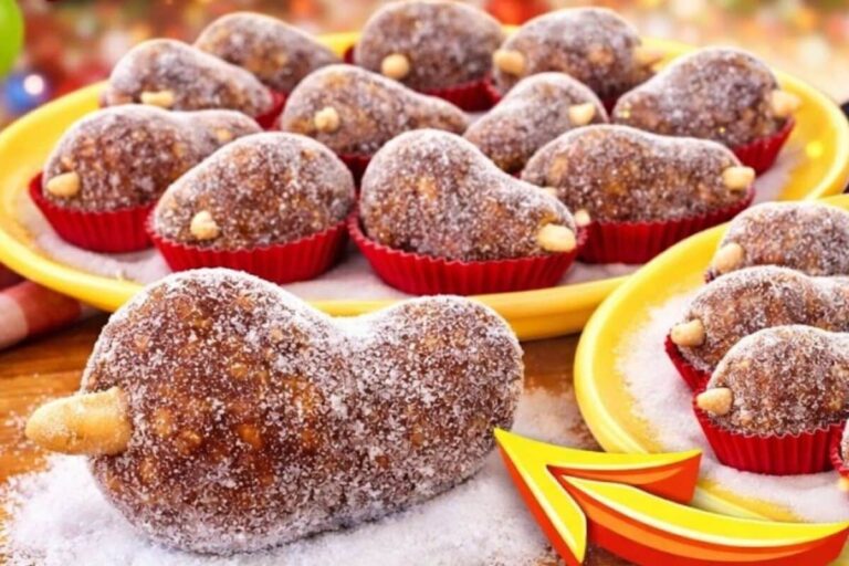 Receita de Cajuzinho de festa rápido e delicioso sem fogo