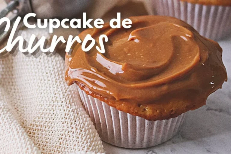 Receita de cupcake de churros com recheio de doce de leite