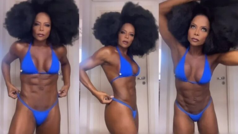 Viral: Adriana Bombom de biquíni aos 52 anos no Instagram