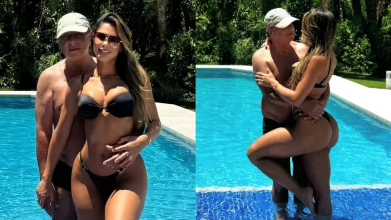 Viral: Ex-presidente da CBF ganha declaração da noiva jovem