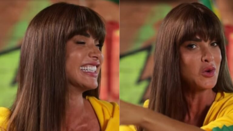 Viral: Nicole Bahls dá explicação inusitada sobre futebol