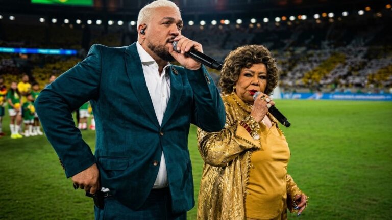 Viral: Web critica apresentação de Alcione e Belo no Hino Nacional