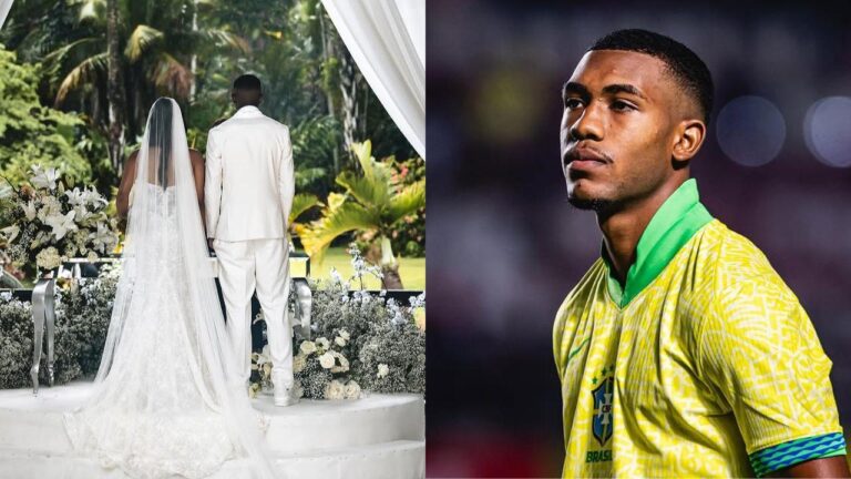 Viral: casamento de Rayan aos 19 anos antes do sucesso nos gramados