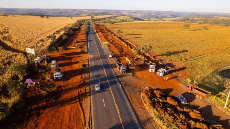 BR-365: Obras de duplicação avançam entre Uberlândia e Patrocínio