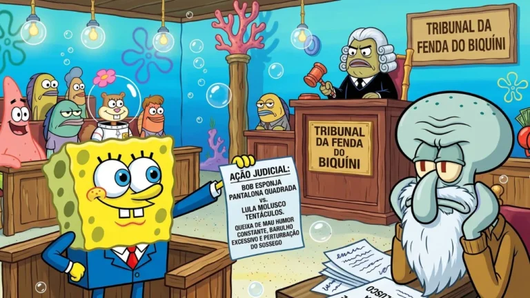 Bob Esponja e Lula Molusco: TJMS investiga falha que expôs processos fictícios na internet