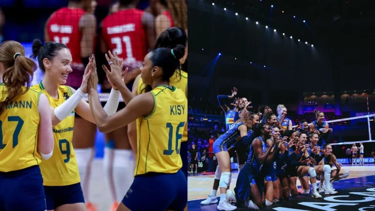 Brasil e Itália se enfrentam em semifinal da Liga das Nações de Vôlei neste sábado em Macau