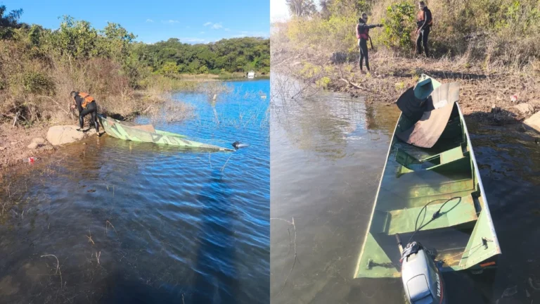 Buscas por pescadores de Uberlândia desaparecidos no Rio Paranaíba seguem nesta terça-feira (21)