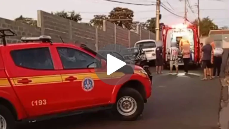 Carro desgovernado provoca acidente com cinco veículos e deixa duas pessoas feridas em Uberaba
