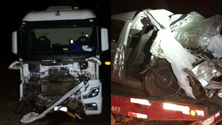 Casal morre em acidente na MGC-452 após colisão com caminhão próximo a Araporã