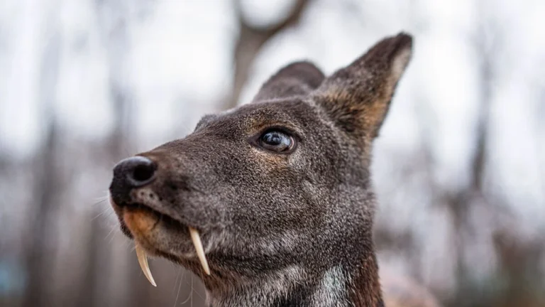 Cervo-vampiro: o intrigante animal que não se alimenta de sangue e vive nas montanhas da Ásia