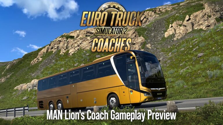 DLC de Euro Truck Simulator 2 revela gameplay de ônibus