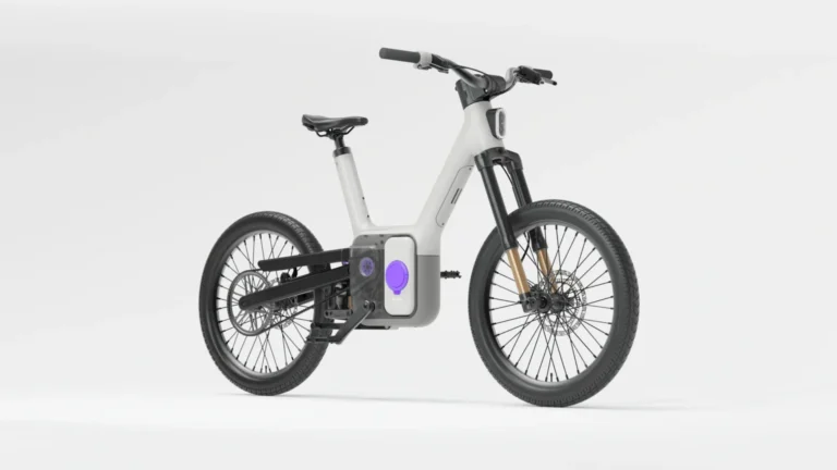 E-bike premium com propulsão elétrica e design inovador