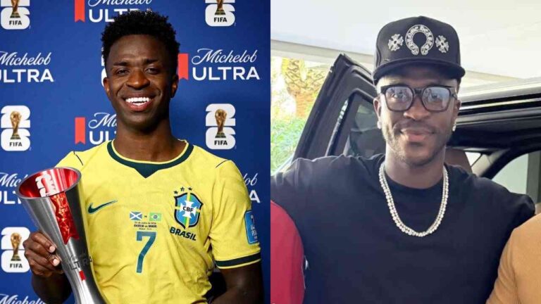 Harmonização facial de Vini Jr. gera polêmica nas redes sociais e provoca reação de Mumuzinho