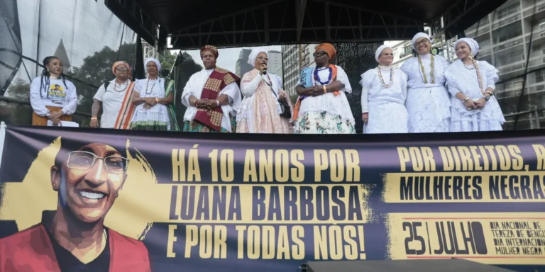 Homenagem a Luana Barbosa na 11ª Marcha das Mulheres Negras hoje em SP