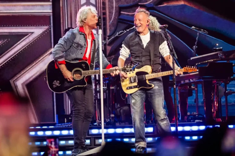 Moda: Bon Jovi e Bruce Springsteen em show icônico no Madison Square Garden