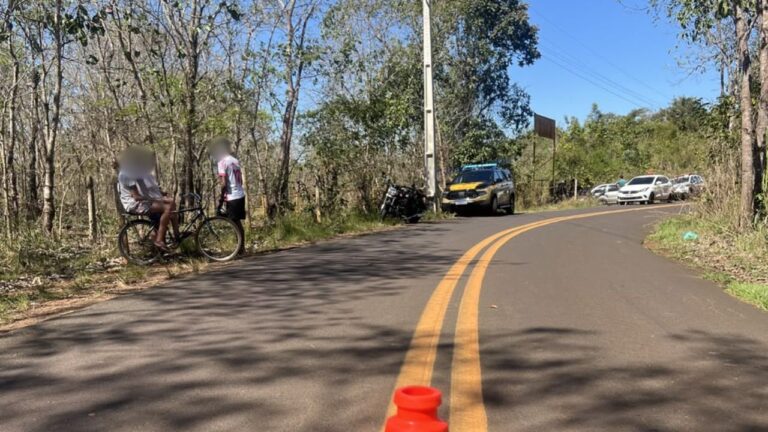 Motociclista morre em acidente na MGC-154 próximo a Cachoeira Dourada após se distanciar do grupo