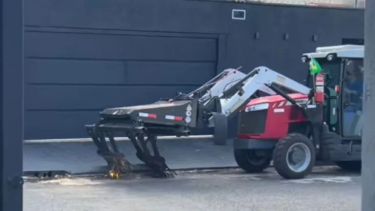Nova máquina de zeladoria urbana atrai a curiosidade dos moradores de Uberlândia