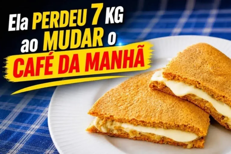 Receita de café da manhã saudável sem farinha e rico em proteína