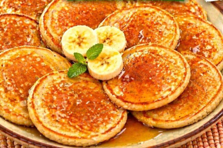 Receita de panqueca de aveia saudável e rápida na frigideira