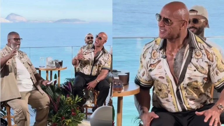 Tendência de estilo: The Rock e Péricles curtem samba no Rio