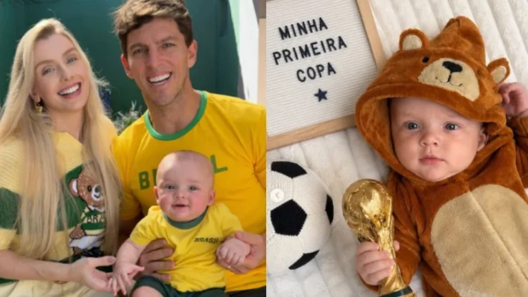 Tendência de moda: Amaury Nunes e família na primeira Copa do Benny
