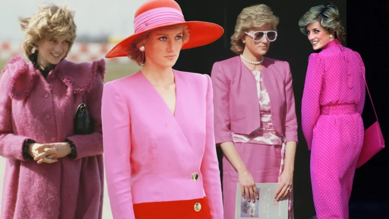 Tendência rosa: 12 looks icônicos de Lady Di na moda
