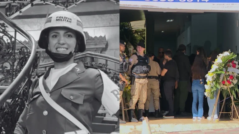 Velório da capitã Michele Leão em Belo Horizonte reúne familiares e policiais em homenagem à sua trajetória na PMMG