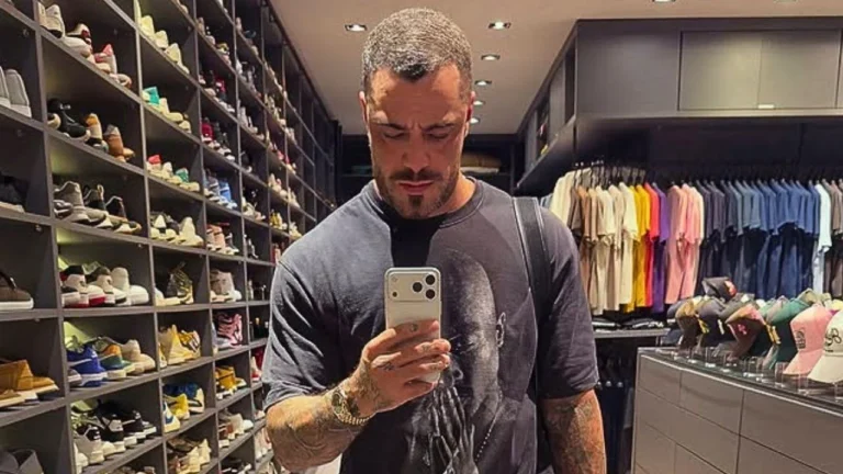 Viral: Closet de Felipe Titto com 500 pares de tênis impressiona
